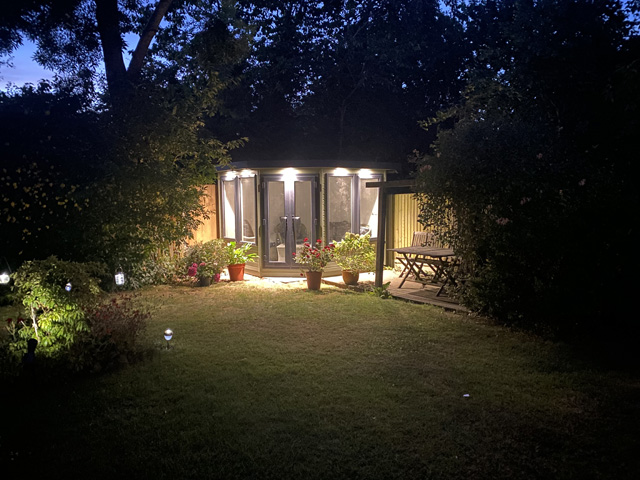 'The Huntington' Corner Garden Room. Available from Taunton Sheds 'The Huntington' Corner Garden Room. Available from Taunton Sheds